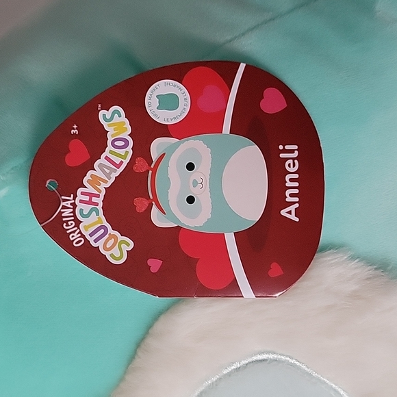 Squishmallows Valentine's Anneli the Ferret 14" - Picture 8 of 9